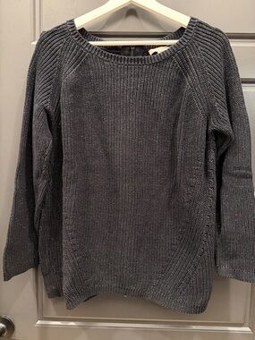 Women’s black glitter Crewneck Knit Sweater - size M